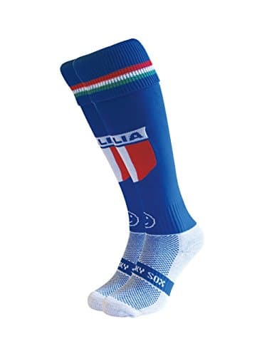 Image of WackySox - Italy International Rugby Socks, Sports Socks for Men and Women, Mens Sports Socks, Running Socks Women, Womens Sports Socks, Mens Socks, Ideal for Rugby, Running, Hockey, Football Tours