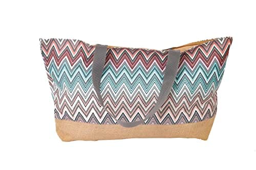 Image of Leo Design Large summer beach Bag, Shoulder tote Bag, Electic Style for Women, Gym Yoga, Family Travel Holiday Picnic Swimming Pool and Reusable Shopping Bag (Ethiopia)…