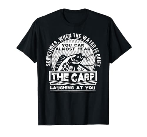 Image of Carp Fishing Design For Men Funny Catfish And Carp T-Shirt