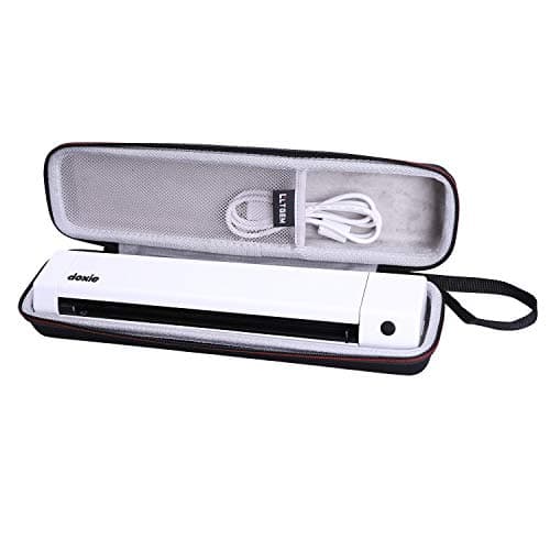 Image of LTGEM Hard Case for Brother DS-640 / DS-740D / DS-720D Compact Mobile Document Scanner & Itari Portable Printer - Protective Carrying Storage Bag