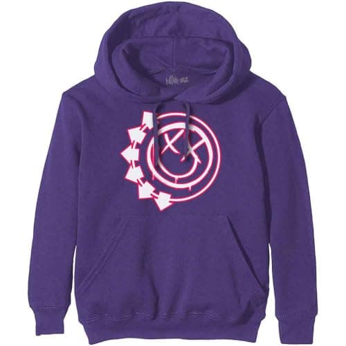 Image of Rock Off officially licensed products Blink-182 Six Arrow Official Unisex Hoodie Hooded Top (X-Large) Purple