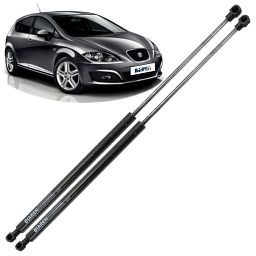 Image of BIAREN 2x Rear Tailgate Boot Gas Struts For Seat Leon Mk2 Hatchback 1P1 2005-2012 Lift Support System 320 (N) 500 MM 1P0827550 1P0827550A 1P9827550