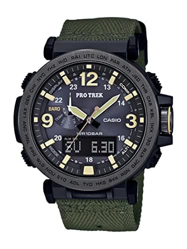 Image of Casio Men Analog-Digital Quartz Watch with Nylon Strap PRG-600YB-3CR