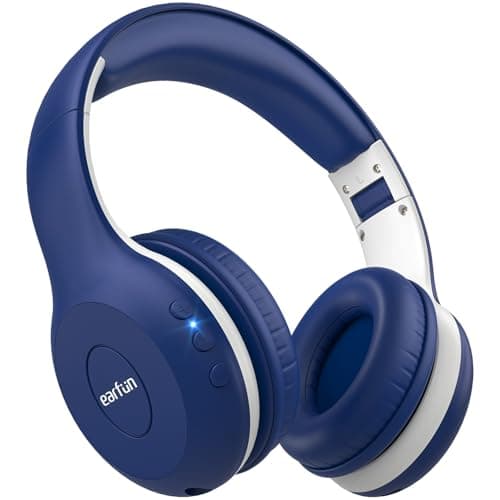 Image of EarFun Kids Headphones Wireless, Bluetooth 5.4 Headphones for Kids with Mic, 85/94dB Volume Limited, Hi-Fi Stereo Sound, 40H Playtime, Over Ear Headphone for Boys Tablet Phone PC School/Travel
