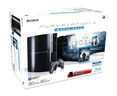 Image of Sony PLAYSTATION 3 80 GB Console with I Am Legend (Blu-ray)