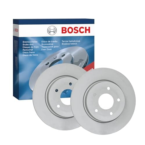 Image of Bosch BD2441 Brake Disc Set - 292 mm Vented High-Carbon Disc - Rear Axle - ECE-R90 Certified - Great Cooling and Noise Suppression, Advanced Corrosion protected - 1 Set of 2 Discs