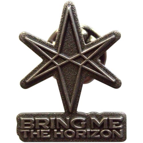 Image of Bring Me The Horizon 6 Point Star Pin Badge One Size