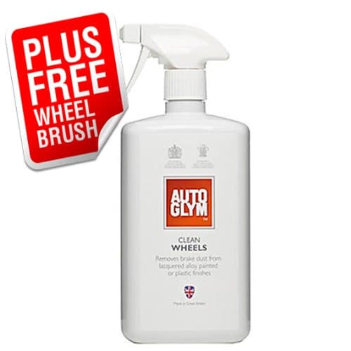 Image of Autoglym Clean Wheels Car Alloy Cleaner 1 LITRE Kit **PLUS FREE WHEEL CLEANING BRUSH**