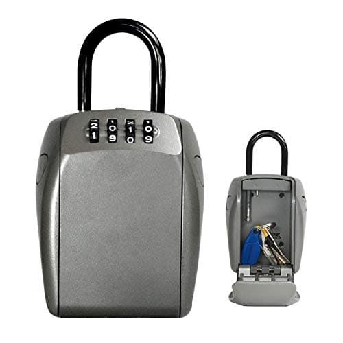 Image of MASTER LOCK High Security Portable Key Safe, Medium 105 x 188 x 43 mm, Outdoor, for Home Office Industries Vehicles