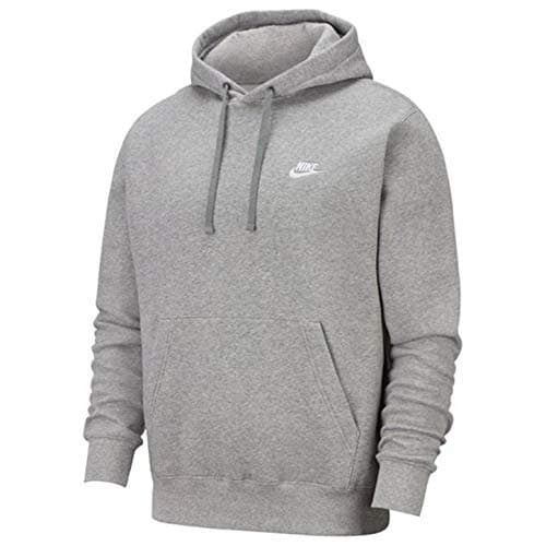 Image of Nike M NSW HOODIE PO FLC CLUB - Sweatshirt for Men, Size S, Colour Grey