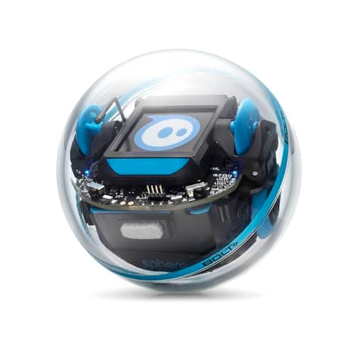 Image of Sphero BOLT+: Coding Robot Ball - Beginner to Advanced Programming - Ages 8+ - 3 Ways to Code: Draw, Blocks, JavaScript - Animated LCD Screen - Durable & Waterproof - STEM Toy for Kids & Teens