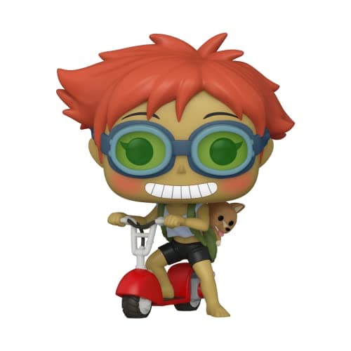 Image of Funko POP! Animation: Cowboy Bebop - Edward Wong Hau Pepelu Tivrusky IV on Scooter With Ein - Collectable Vinyl Figure - Gift Idea - Official Merchandise - Toys for Kids & Adults - Anime Fans