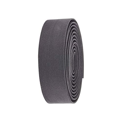 Image of BBB Cycling, RaceRibbon, Bike Handlebar Tape, Foam Grip, Gel Bar Tape, Road, Urban, MTB Bicycles, Non-Slip, Includes Handlebar Plugs, BHT-05, Black, One Size
