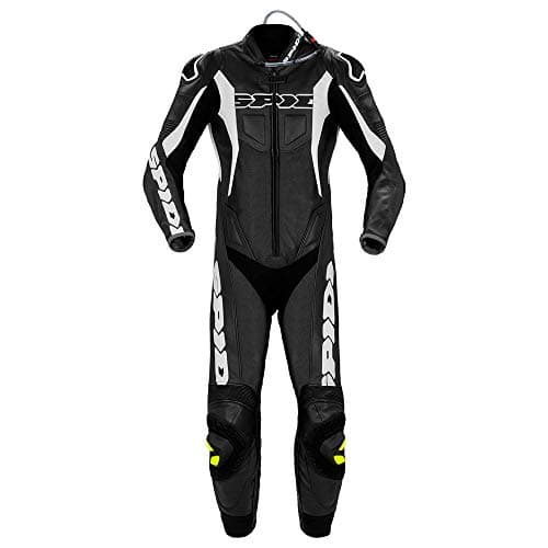 Image of SPIDI Sport Warrior Pro Perforated One Piece Motorcycle Leather Suit, black/white, 56