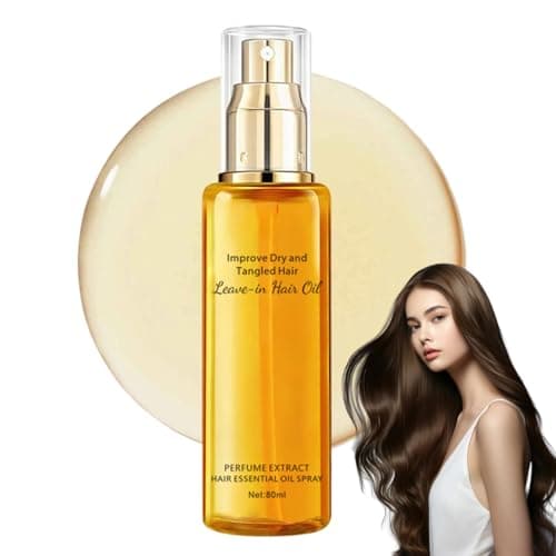 Image of Hair Essential Oil Spray,Care Essential Spray Oil for Hair,Anti-Frizz Serum for Dry Damaged & Frizzy Hairs,Leave-In Conditioner with Perfume Extract,HairEssential Oils for Women & Men