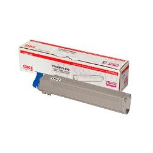 Image of Oki Okidata 42918914 magenta / red laser toner cartridge for C9600 c9800 C9650 c9850 series