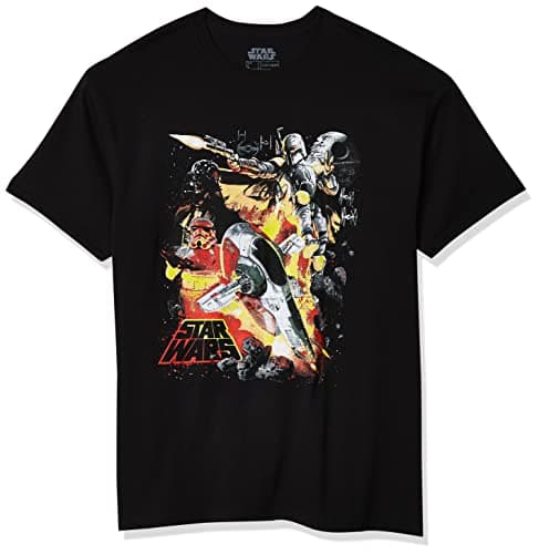 Image of STAR WARS Men's Force Hunter Graphic T-Shirt, Black, XXXXXL