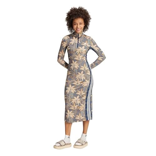 Image of adidas Women's Farm Rio Premium Dress Tennis, Crystal Sand/Bronze Strata/Focus Blue, XS