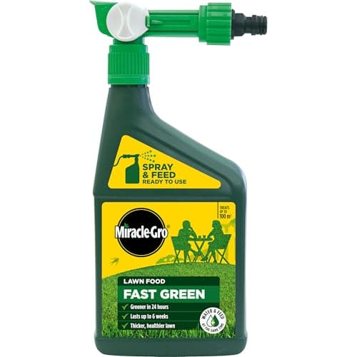 Image of Miracle-Gro EverGreen Fast Green Spray & Feed, Liquid Lawn Food, 1 Litre