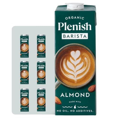 Image of Plenish Barista Organic Almond Drink Long Life, 1L (Pack of 6)