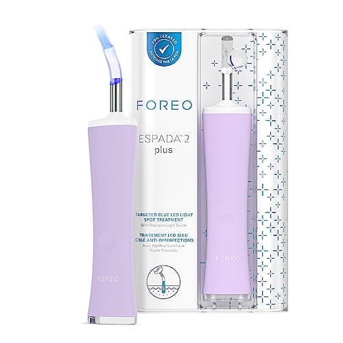 Image of FOREO ESPADA 2 plus Precise Targeting LED Light Therapy, LED Face Mask Device, Blemish Tretament Face Care, Medical-grade Silicone, Scar & Spot Stick for Face, Lavender