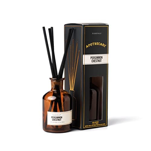 Image of Paddywax Apothecary Collection Reed Diffuser, 3-Ounce, Persimmon Chestnut