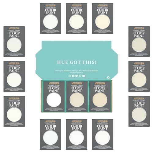 Image of Rust-Oleum Chalky Floor Paint in Matt Finish - Elegant Whites Tester Box