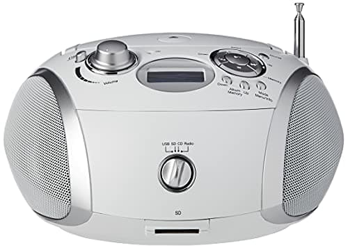 Image of Roberts Radio Zoombox3 DAB/DAB+/FM/SD/USB Radio with CD Player, White