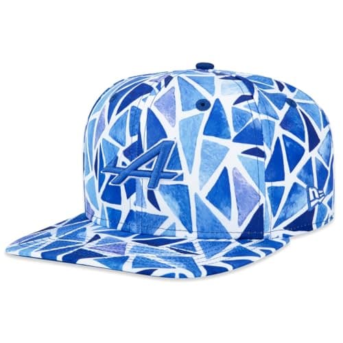 Image of New Era 9Fifty Snapback Cap - F1 Alpine Barcelona - M/L Sky Blue