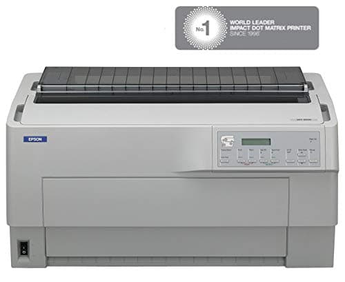Image of Epson DFX-9000N, Dot Matrix Printers, Impact dot matrix, 136 columns, 36 Needles (4 x 9), USB 2.0 Type B (optional), Type B interface, 20,000 Hours, 200 Million Strokes/Wire, 128 kB included, Windows 2000, Windows 7, Windows 8, Windows 98, Windows XP, Eps