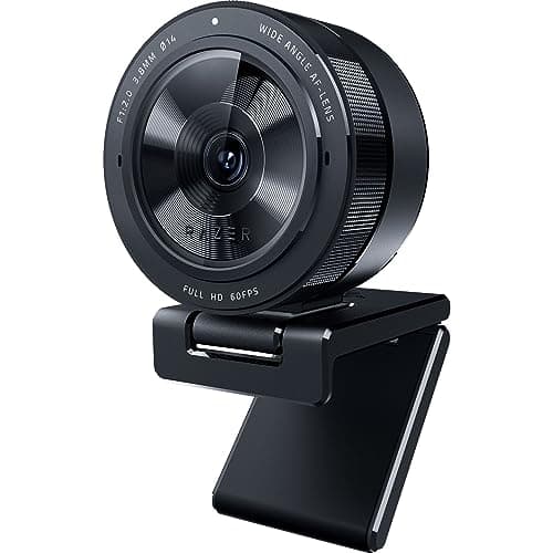 Image of Razer Kiyo Pro - USB Streaming Camera with High-Performance Light Sensor and Stand (Webcam, Full HD Video 1080P, 60 FPS, HDR, Wide-Angle Lens, Open Broadcaster Software, Xsplit) Black