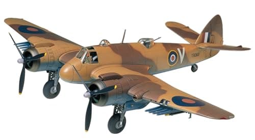 Image of Tamiya Bristol Beaufighter Mk VI Strike Aircraft 1:48 Military Plastic Model Assembly Kit
