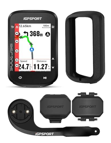 Image of iGPSPORT BSC200S Bike Computer Set, 2.4'' Display Route Navigation Rechargeable Waterproof Continuous Ride Function Motion Detection Cycle Computer