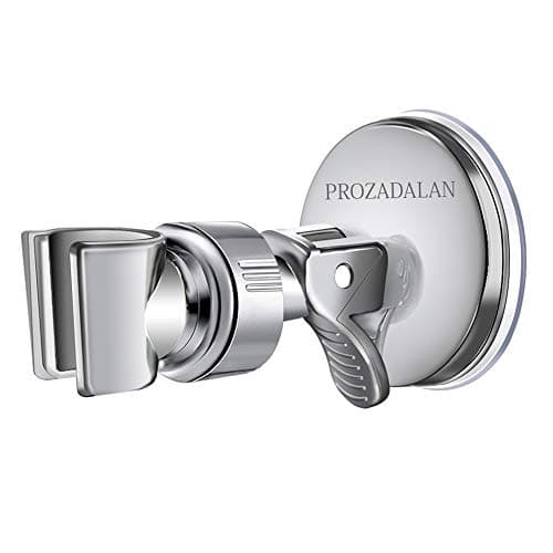Image of Shower Head Holder, Adjustable Removable Shower Wall Bracket, Shower Head Mount, 360° Rotation Adjustable Shower Bracket, Angle Adjustable Vacuum Suction Cup (Sliver-1)