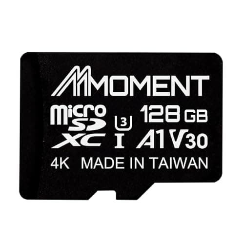 Image of MMOMENT 128GB Micro SDXC Card MM13 Jolly A1 UHS-I U3 V30 Class 10 Compatible Read Speed up to 100MB/s Write Speed Up to 40MB/s SD Adapter Included
