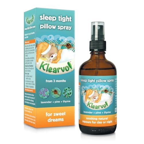 Image of Klearvol Sleep Tight Pillow Spray 100 ml (Pack of 1) – Lavender, Pine & Thyme Natural Vapours for Sweet Dreams - Suitable for 3+ Month Year Olds