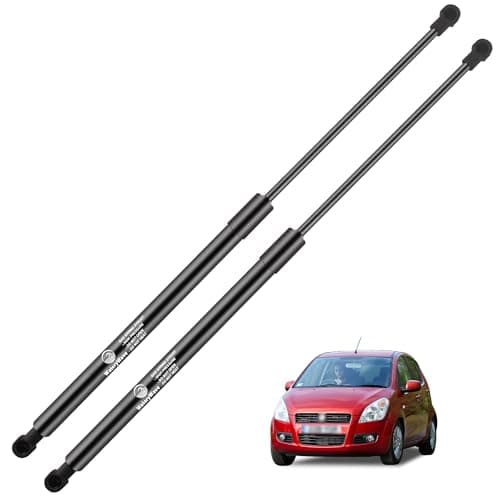 Image of WateryWave 2X Rear Tailgate Struts for Opel Agila (B) (H08)/Vauxhall Agila Mk II (B)/Suzuki Splash 2008-2014 5-door Hatchback Car Boot Gas Boot Struts Replace #4708556 93193385 93193386 81850-51810