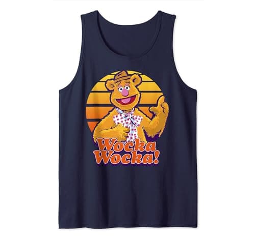 Image of Disney The Muppets Fozzie Bear Wocka Wocka Portrait Tank Top