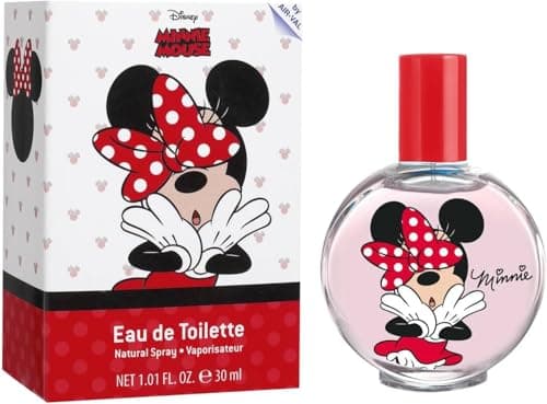 Image of Disney Minnie Mouse Children Eau de Toilette Natural Perfume Spray | Vegan, Cruelty-Free, Dermatologically Tested EDT Spray for Kids & Teens | Stain-Free Perfume | Safe Daily Fragrance Gift, 30ml