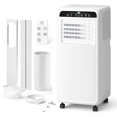 Image of DollarDash 7000 BTU Portable Air Conditioner, 3-in-1 Air Conditioner Portable Up to 25m² with Cool, Fan, Dehumidifier, Remote Control & Installation Kit, 24H Timer, Quiet Standing AC Unit