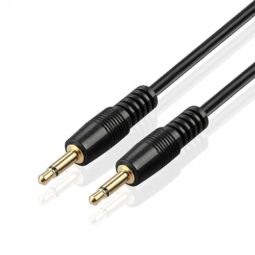 Image of TNP 3.5mm Mono Cable (3 FT) - 12V Trigger Cable, IR Infrared Sensor Receiver Extension Extender, 3.5 mm 1/8" TS Monaural Mini Mono Audio Plug Jack Connector Male to Male Wire Cord