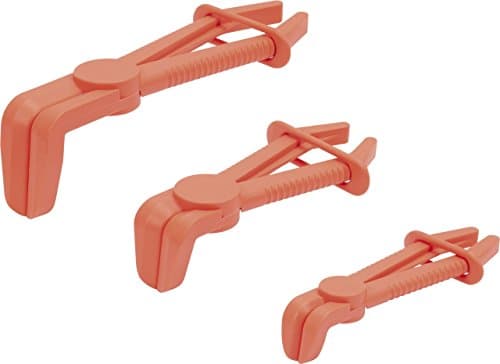 Image of KS Tools 115.5055 90 Degree Hose Clamp Gripper Set - Red (3 Pieces)