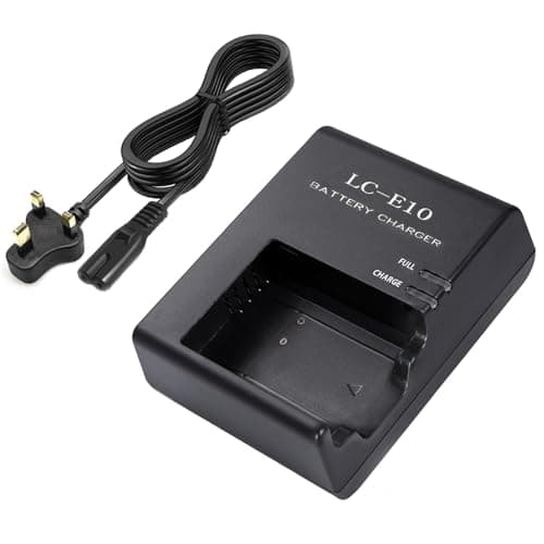 Image of KWTOUL LP-E10 Battery Charger LC-E10C LC-E10 LC-E10E Charger Compatible with Canon EOS Rebel T7,T6,T5,T3,T100,EOS 4000D,3000D,2000D,1500D, 1300D,1200D,1100D,Kiss X50,X70,X80,X90