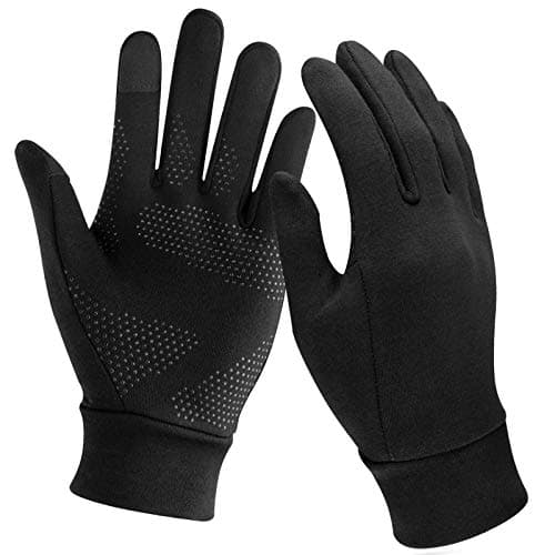 Image of Unigear Running Gloves, Touch Screen Anti-slip Lightweight Gloves Liners for Cycling Biking Sporting Driving for Men Women