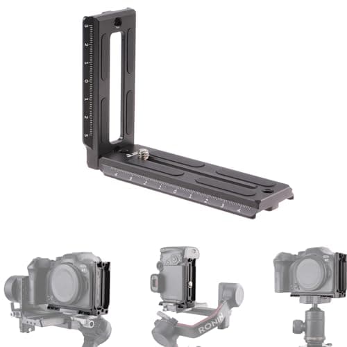 Image of FOTGA L-Shape Bracket Vertical Camera Quick Release Mount Plate for DJI Ronin RSC 2 RS2 RS3 RS4 Pro & Mini RS3Pro RS4Pro RS4Mini Stabilizer Gimbal Compatible with Arca Swiss Tripod Mount