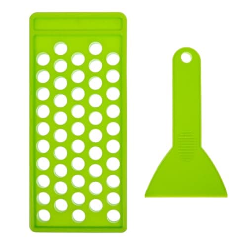 Image of Lip Balm Making Kit 50 Holes Lip Balm Filling Tray and Spatula Portable 5g Lipstick Holder Containers for Storage and Diy Projects