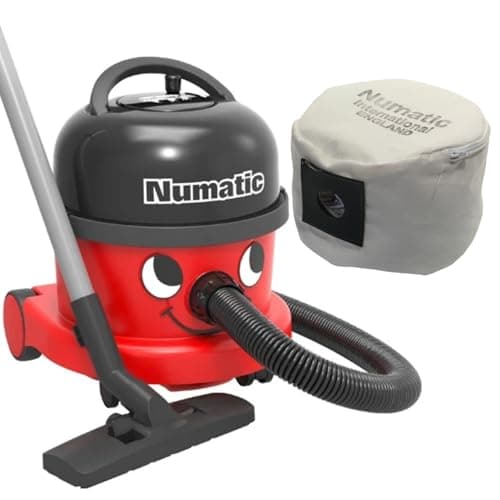 Image of Numatic NRV240-11 Henry Vacuum Cleaner 620W 9L Commercial Dry Red + Re-Usable Cloth Bag