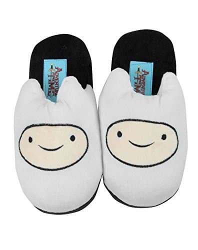Image of Adventure Time Official Finn Kids Slippers (10-11 UK Kids)