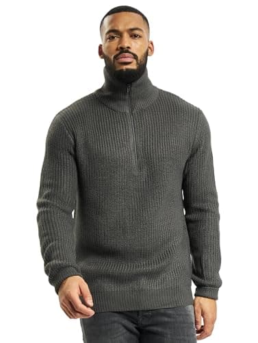 Image of Brandit Marine Pullover Troyer, color: anthrazit, size: XL 54