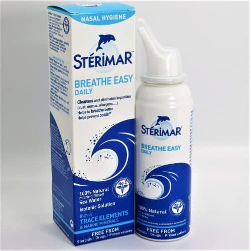 Image of Sterimar Breathe Easy Daily Nasal Hygiene 100% Natural Sea Water Spray, 100ml (Pack of 1)